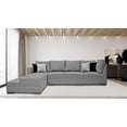 thumbnail image 2 of Sala esquinera EL BAZAR STORE Moderna en esquina 315x200 cm Gris plata Lino nacional, 2 of 5