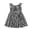 Black, variant on Toddler Baby Girl Summer Casual Plaid Bow Dress for Kids and