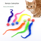 thumbnail image 1 of Juguete para gatos, pelota elástica, oruga, divertido palo para gatos, juguete interactivo de peluche para gatos, 1 of 5