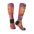 thumbnail image 4 of Bingfone Compression Socks For Women And Men Long Socks For Running Athletic Cycling Nurse-Not All Who Wander Are Lost, 4 of 9