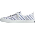 thumbnail image 3 of Women's Sperry Top-Sider Crest Vibe Beach Stripe Sneaker Blue/White Canvas 5 M, 3 of 6