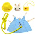 thumbnail image 1 of Vestido de mascota Set conejo Correa flor ropa cumpleaños diario moda Yuyangstore  Arnés para vestido de conejo, 1 of 8