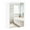 White, variant on Giantex 23.5" Corner Medicine Cabinet with Mirror, Wall Mounted Bathroom Cabinet for Small Spaces,White