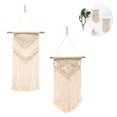 thumbnail image 2 of 2 piezas de decoración para colgar en la pared, arte de pared tejido, tapiz de macramé, decoración del hogar para apartamento, dormitorio, guardería, galería Adepaton 2034799-2, 2 of 9