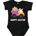 thumbnail image 3 of Inktastic Happy Easter Bunny Delivering Easter Eggs Boys or Girls Baby Bodysuit, 3 of 5