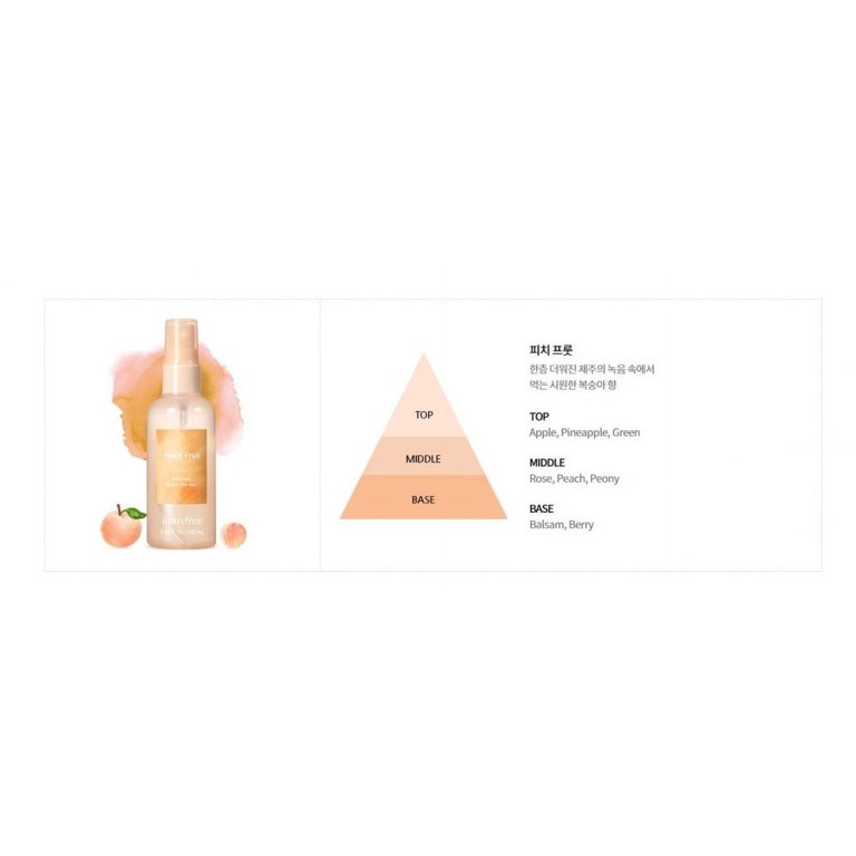 Innisfree Perfumed Body & Hair Mist Peach Fruit 100ml