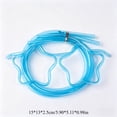 thumbnail image 4 of Yhmxh Gafas con pajita divertidas y originales, gafas con pajita flexible, gafas de plástico reutilizables con pajita, pajitas coloridas de longitud ajustable para fiestas de cumpleaños, celebracio, 4 of 6