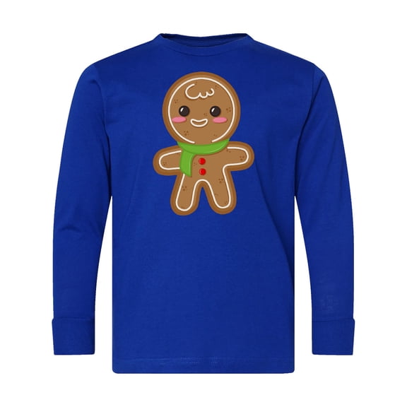 Inktastic Gingerbread Christmas Long Sleeve Youth T-Shirt