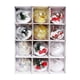 thumbnail image 2 of pstuiky 12 adornos navideños de bolas para decorar el árbol de Navidad. Adornos navideños de varios estilos para fiestas. Bolas de plástico para decorar árboles de Navidad., 2 of 4