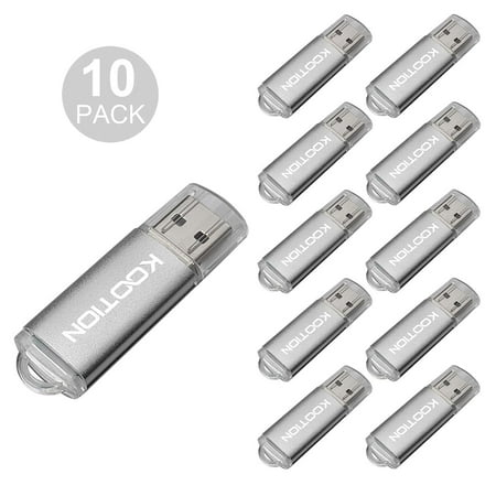 Kootion 10 Pack 2gb Usb 2 0 Flash Drives Memory Stick Thumb Drive Kootion 10 Pack 2gb Usb 2 0 Flash Drives Memory Stick Thumb Drive Silver