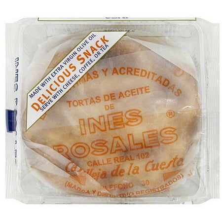 Ines Rosales Sweet Olive Oil Tortas, 6.34 oz (Pack of 10)