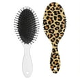 thumbnail image 2 of Abstract Glitter Texture Hair Brush, Aesthetic Soft Detangling Hairbrush, Fashion Design Cushion Comb for Women Men, Travel Paddle Brush for Wet Dry Hair, Gift for All Ages, 2 of 8