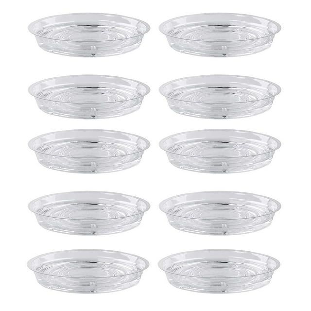 MesaSe Plastic Saucer Base Plant Flower Pot Plate Water Drip Tray Planter Garden