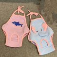 thumbnail image 4 of CSChome Pet Menstrual Pants Pet Menstrual Pants - Washable Dog Sanitary Panties, Cartoon Fish Elephant Pattern, 4 of 6