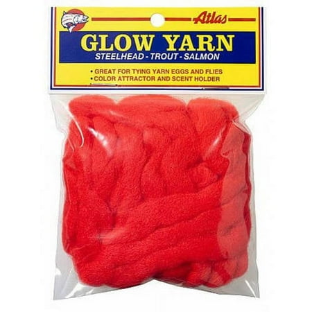 UPC: 0043171770068 | Atlas-Mike s Glow Yarn  Flame Red