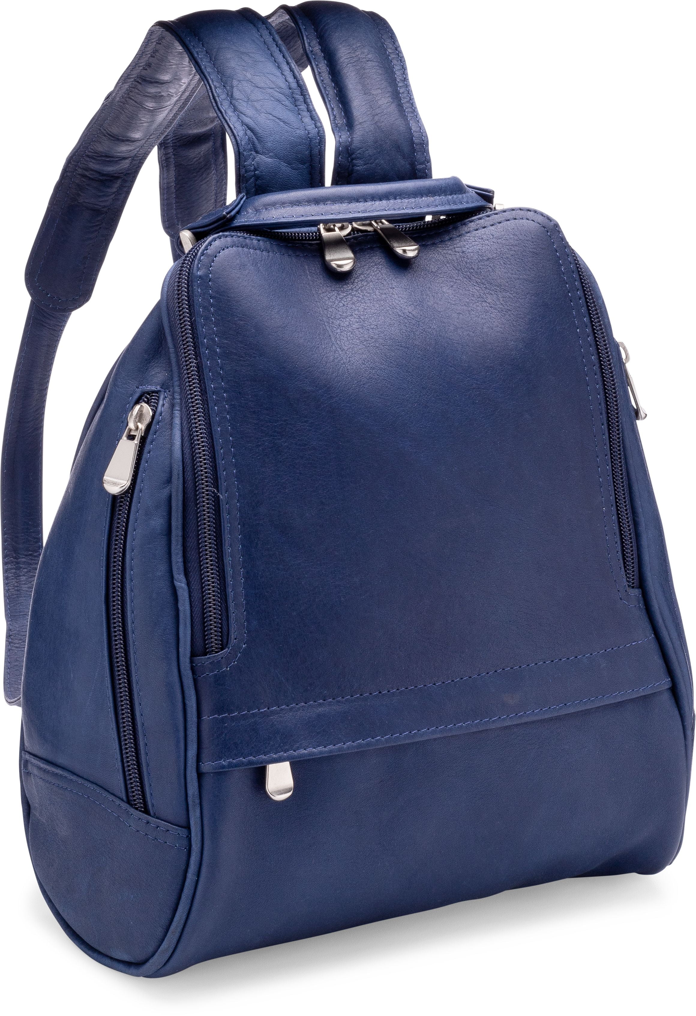 Cafe Le Donne Leather U-Zip Womens Sling//Back Pack