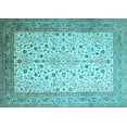 thumbnail image 1 of Ahgly Company Indoor Rectangle Persian Light Blue Traditional Area Rugs, 7' x 10', 1 of 4