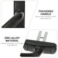thumbnail image 3 of DEEPCRAFF 2pcs Black Zinc Alloy Window Pulls Interior Bathroom Lock Mute Door Handle for Home Use, 3 of 8
