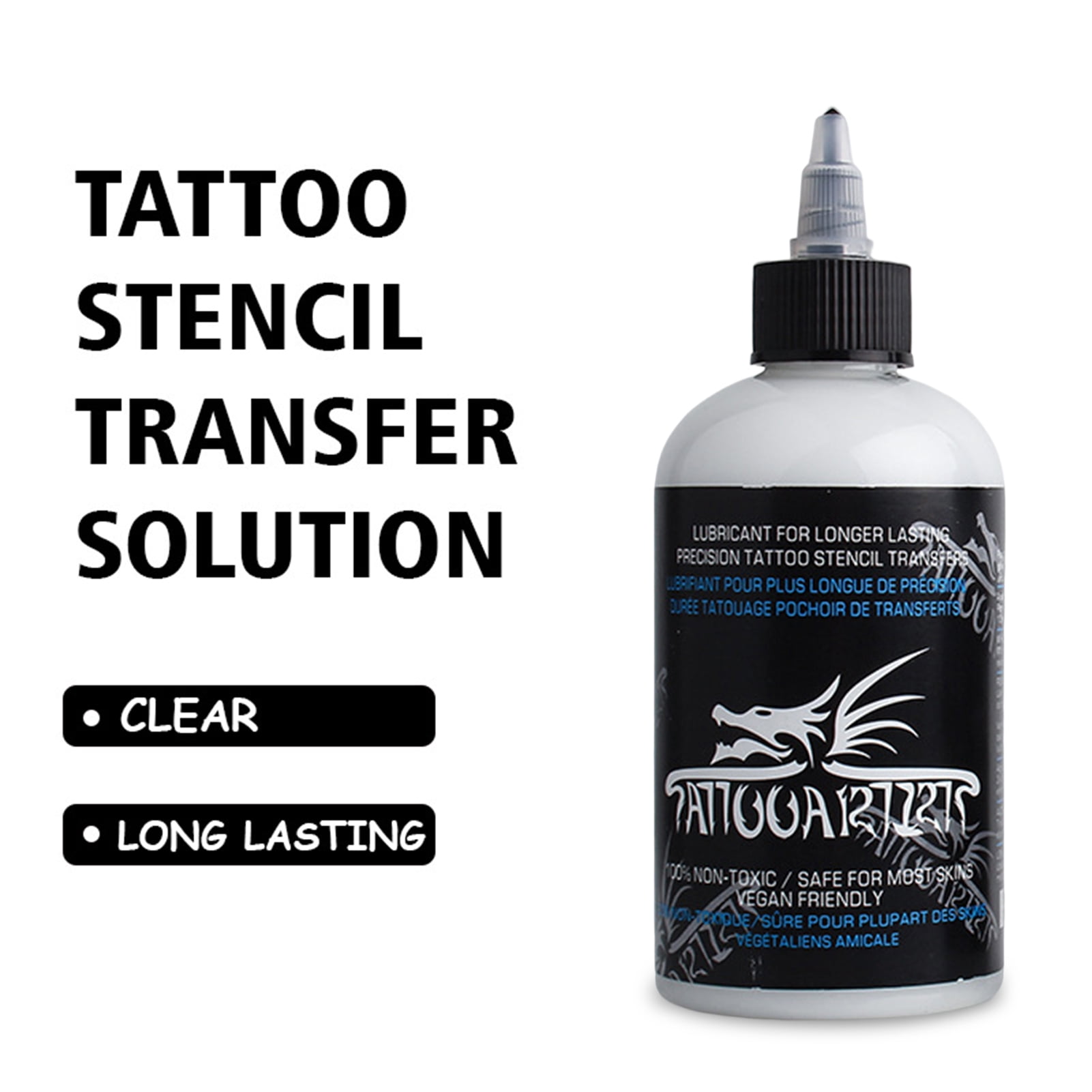 2-Pack Tattoo Transfer Cream Gel - Long-Lasting Stencil Paste For Body Art, Safe & Easy To Use