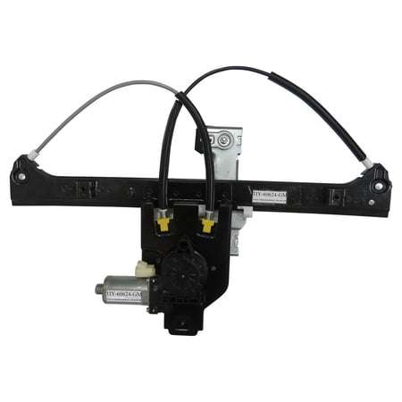 TYC 660571 Rear Right Window Regulator for TRAILBLAZER EXT ENVOY XL ENVOY XUV Fits select: 2002-2006 CHEVROLET TRAILBLAZER, 2002-2006 GMC ENVOY
