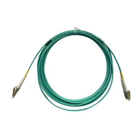 UPC: 0889028159064 | Monoprice OM4 Fiber Optic Cable – 30 Meters – Aqua  LC/LC  UL  50/125  Multi Mode  10GB  OFNR  Corning  For High-Throughput Enterprise Networks