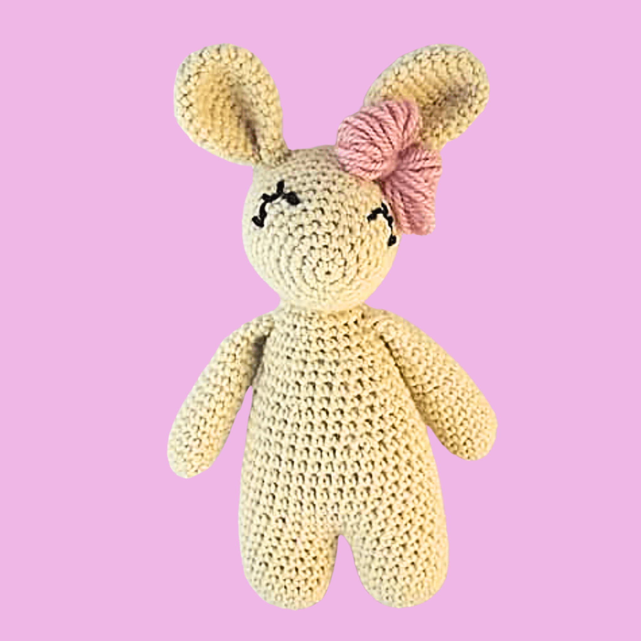 Crochet Kit Alpaca Bunny Rabbit - Suitable for complete Beginners with Video Tutorials