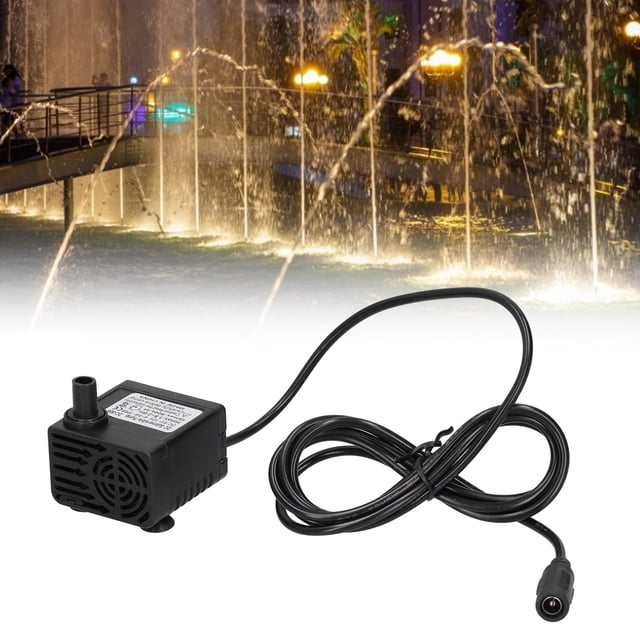 Bomba de agua Bling Bling sin escobillas sumergible bajo ruido 500 L/h 12 V 5 W
