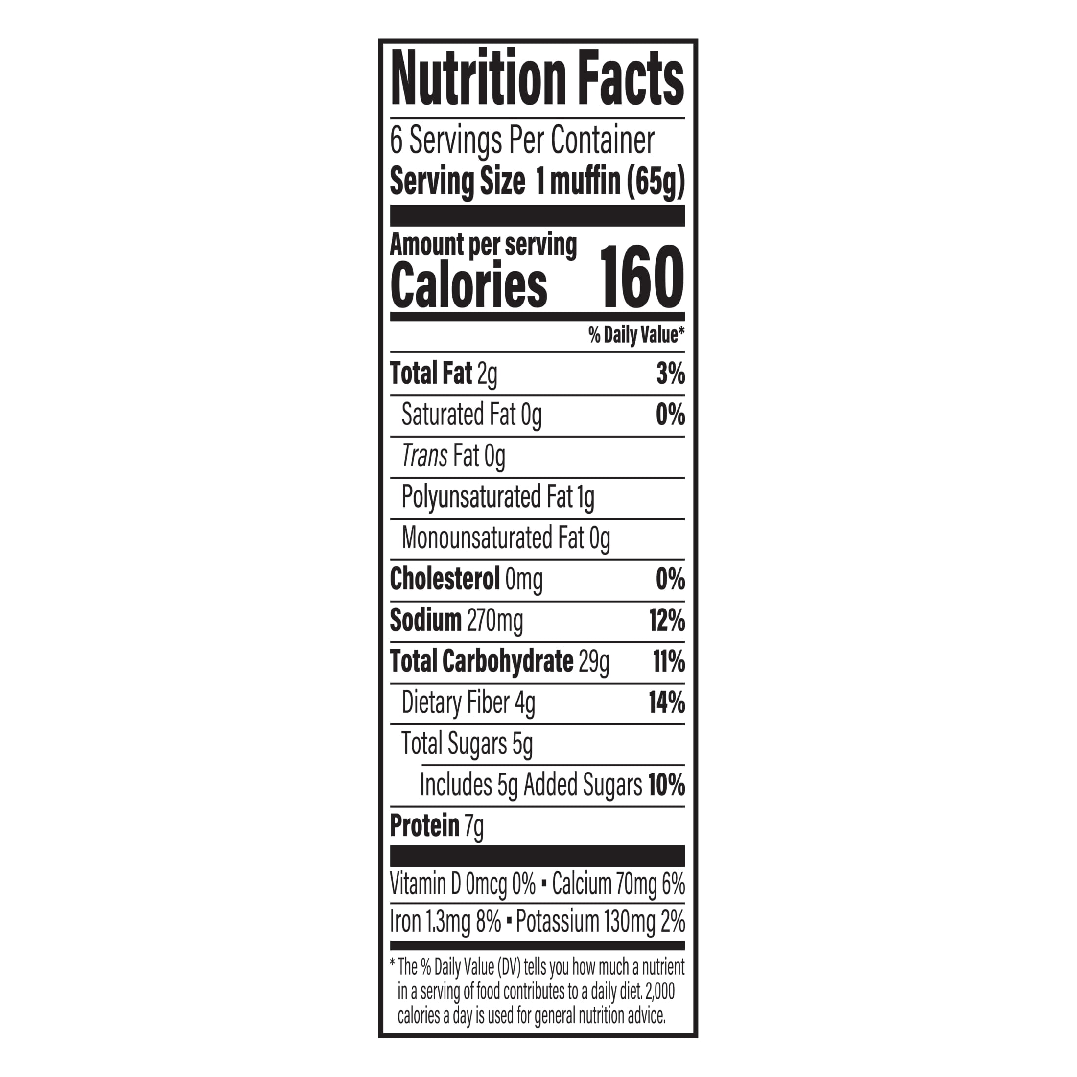 Oroweat Whole Grains Whole Wheat English Muffins, 6 count, Pre-sliced English Muffins, 13.75 oz Bag