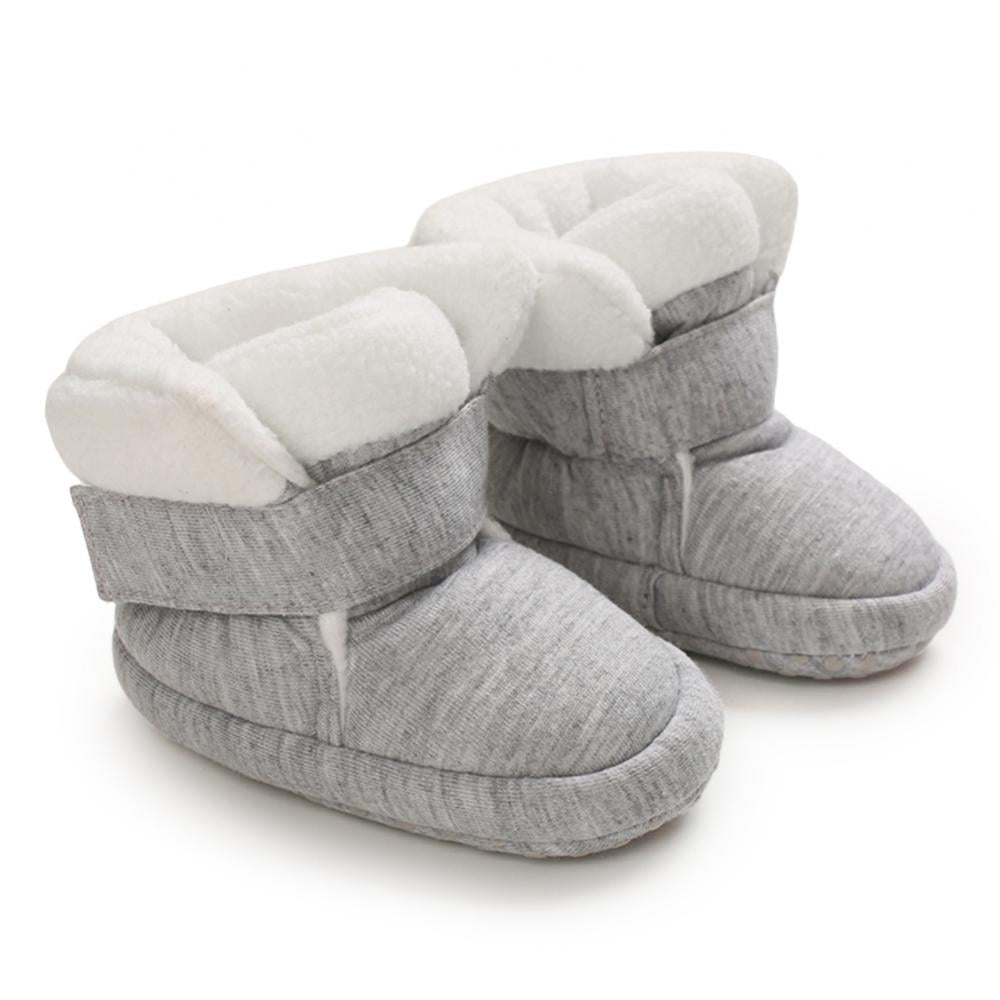 Infant Snow Boots Winter Baby Boys Girl Shoes Soft Sole AntiSlip First Walker Toddler Plush