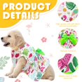 thumbnail image 3 of Vestido LEIFIDE para mascotas, 8 unidades, lazo floral hawaiano, tamaño mediano, 3 of 6