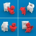 thumbnail image 4 of Little Angel Silicone Molds Epoxy Resin Molds Table Ornament Mold Plasters Making Tool Easy to Clean, 4 of 8