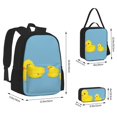 thumbnail image 2 of Fotbe Cute Ducky Set Escolar 3 en 1 para Niños - Mochila Duradera con Lonchera Aislante y Estuche para Lápices - Mochila Escolar para Niños y Niñas, 2 of 7