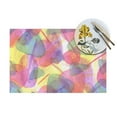 thumbnail image 4 of YFYANG Washable Heat-Resistant Placemats, 70% PVC/30% Polyester, Geometric Watercolor Textures Kitchen Table Mat, 12" x 18" 1 Piece, 4 of 6