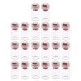 thumbnail image 1 of 20 Pcs Flacons de Sérum Vides en Verre Stérile Scellés 5 Contenants à Liquide Rouge, 1 of 5