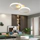 thumbnail image 3 of Luz de tejado de montaje empotrado, luces de tejado LED modernas, accesorios de iluminación de tejado, luces de iluminación de decoración LED para sala d Blanco Redondo Cálido, 3 of 7