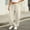 (Fashion 203)Beige, variant on Women's Casual Loose Drawstring Pants Elastic High Waist Trousers with Pockets Adjustable Ankle Cuffs for Daily