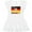 AA-White, variant on Inktastic German Soccer Girls Baby Dress