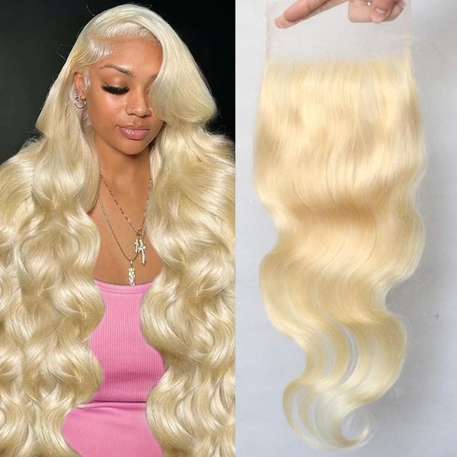 Cierre frontal de encaje QTHAIR Russian Blonde #613 Body Wave 35-50 g
