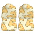 thumbnail image 3 of LAKIMCT Cute Giraffe Car Seat Covers Vehicle Front Seat Covers Universal Fit Seat Protector, 3 of 9