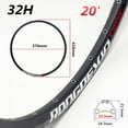 thumbnail image 2 of 20 Inch Mountain Bike Wheel Rim 24/28/32/36 Hole Double Disc Wheel Rim 28 Holes B, 2 of 9