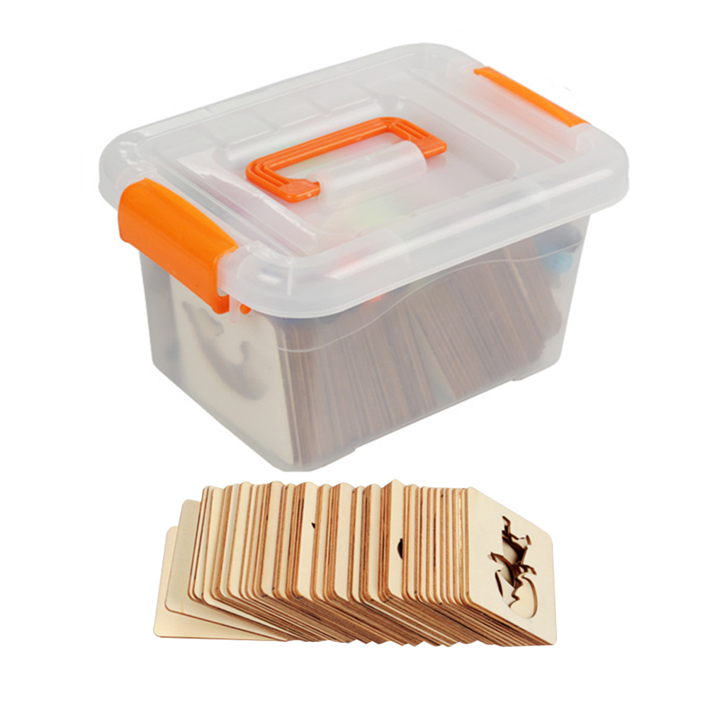 Kids Drawing Stencil Art Set Children Painting Stencil Templates DIY