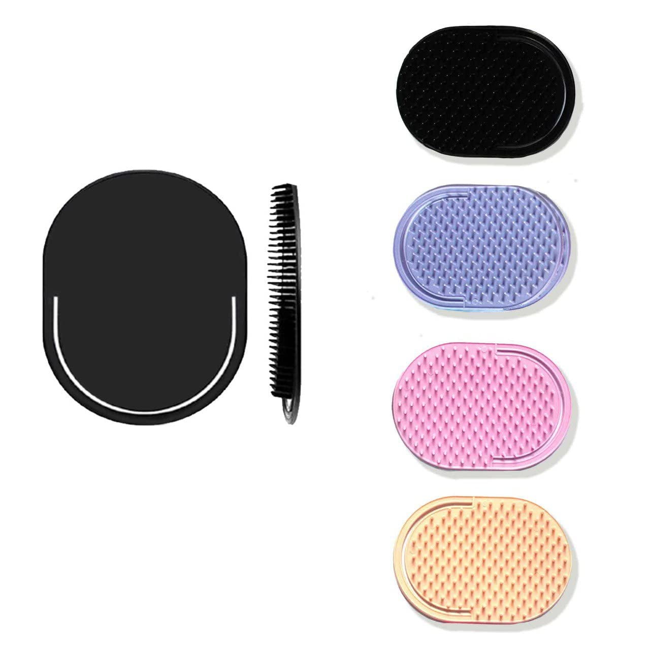 Pocket Hair Brush Small Light Palm Grip Comb Massage Brush - Temu