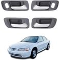 thumbnail image 1 of YISITIAN Interior Door Handle Set (4 PCS), Compatible with 1998-2002 Honda Accord, 1999-2004 Honda Odyssey, Front & Rear Left Driver & Right Passenger, Gray Bezel with Chrome Lever, OE# CJ919-37476, 1 of 7