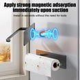 thumbnail image 6 of Paper Towel Rack, Magnetic Kitchen Wall Mount Organizer, No Drill Roll Holder for Paper Towels Plastic Wrap and Cleaning Cloths, Space Saving Counter Storage, 6 of 6
