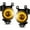 Yellow Lens, variant on Fog Lights For 01-05 GMC Yukon Denali Factory Replacements Halo Lamps Clear Lens