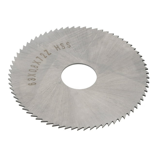 High Speed Steel Saw Blade, Not Easy To Burst Circular Saw Blade Durable Model 63 X 0.8 With 72teeth Arranged For Iron For Aluminum For Steel For Wood
