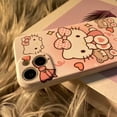 thumbnail image 2 of Funda transparente para iPhone 13 Pro Max, carcasa de Hello kitty Cat para iPhone 14 13 12 11 Pro Max Mini 6 6s 7 8 Plus X XR XS Max, color blanco zhangmengya LED, 2 of 2
