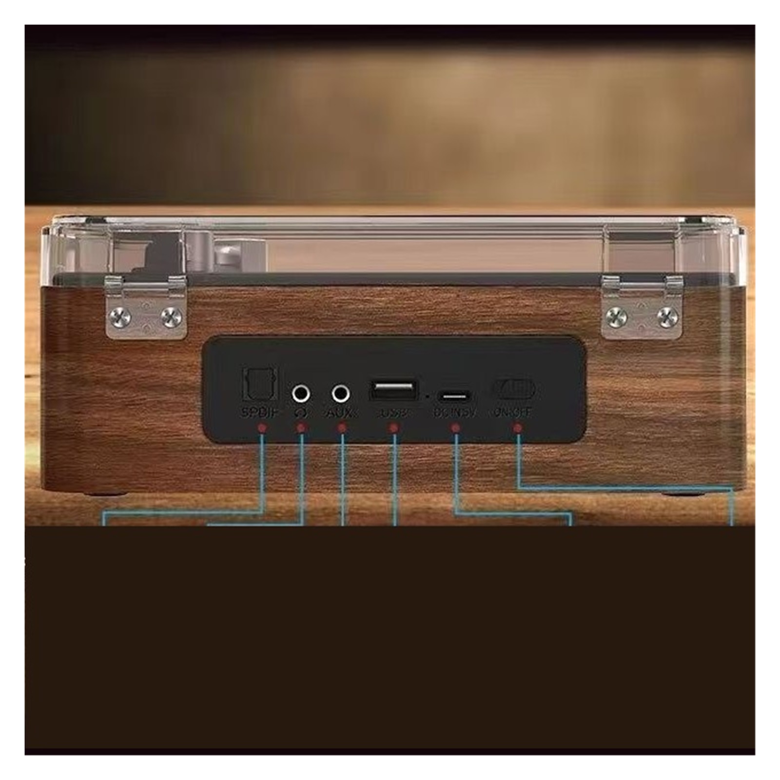 Multifunction Retro CD Player with Bluetooth Speaker and Music Box Ideal for Home Use ,Multi-Functional