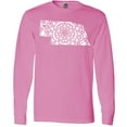 thumbnail image 3 of Inktastic Nebraska Silhouette Mandala Long Sleeve T-Shirt, 3 of 5