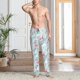 thumbnail image 2 of Fotbe Tropical Flamingo Pantalones de Pijama para Hombre, Pantalones de Dormir, Pantalones de Casa con Cintura Ajustable y Bolsillos-Small, 2 of 6